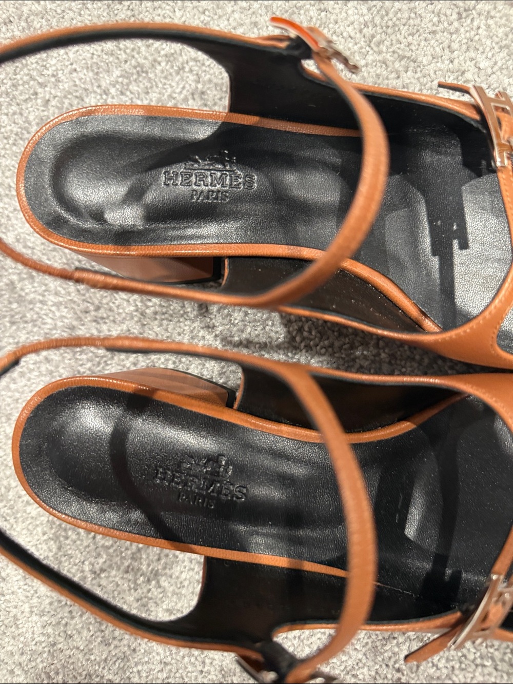 Authentic Hermes sling back shoes - Picture 7 of 7